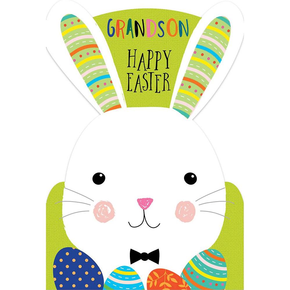 Grandson Bunny Easter Card