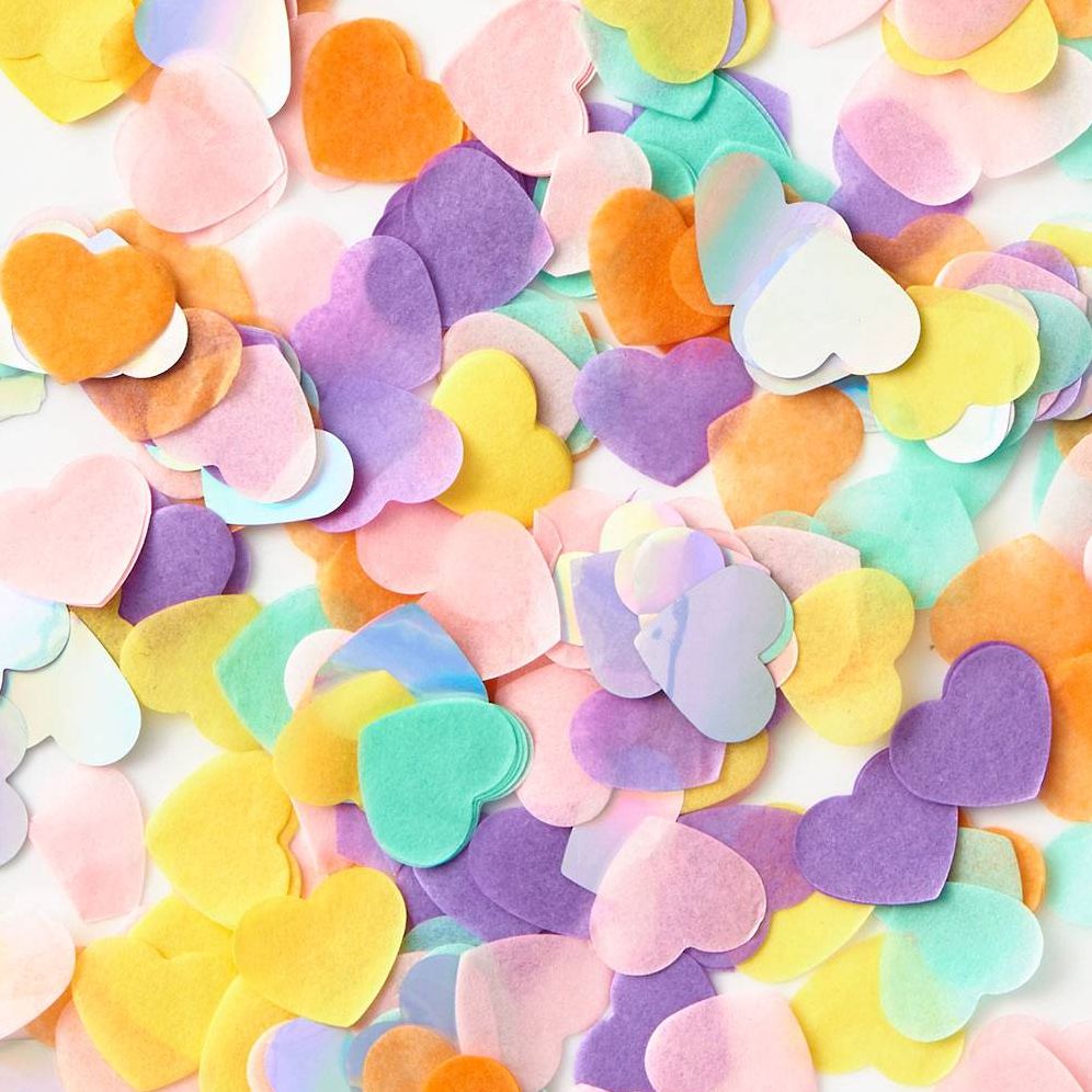 Pastel Heart Confetti