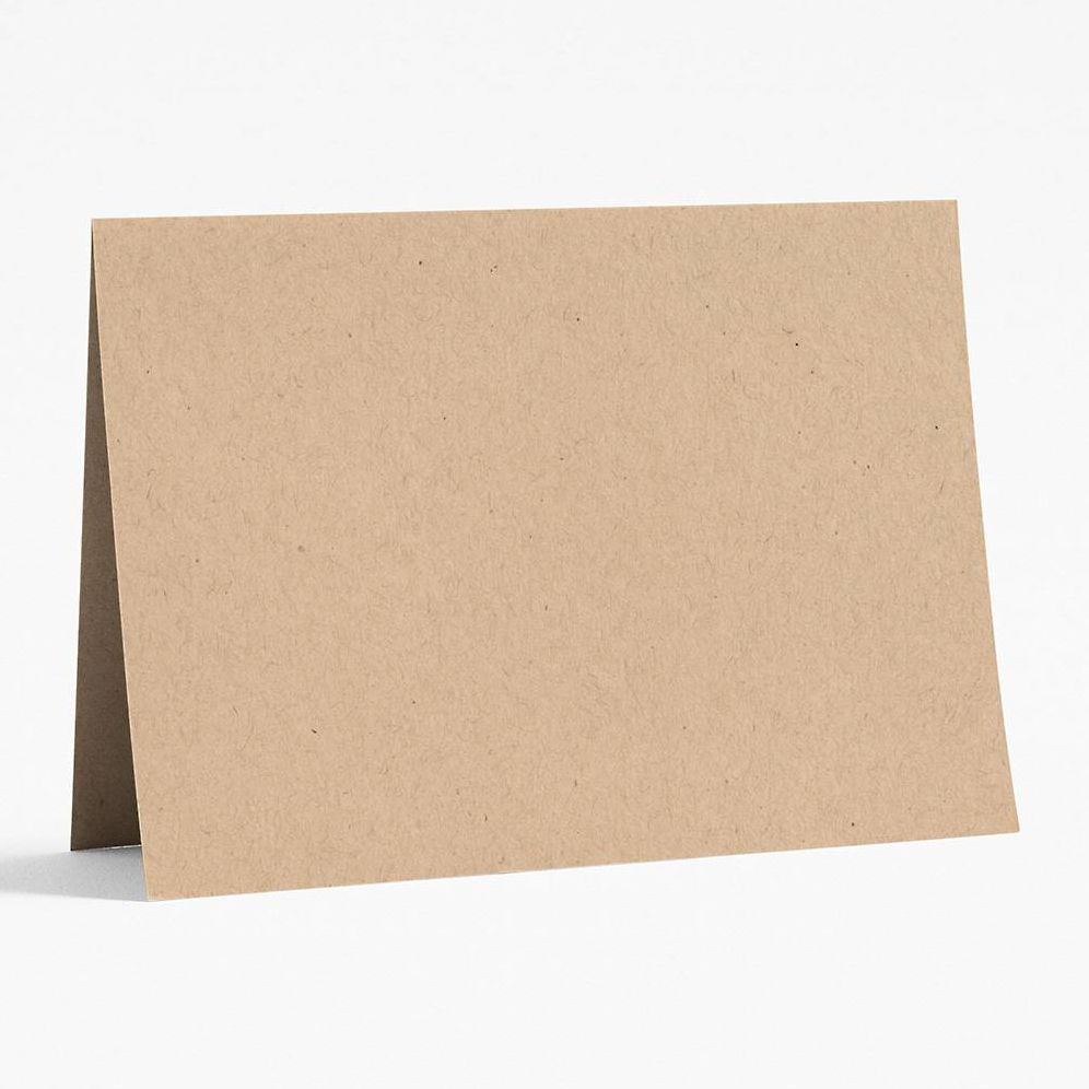 Paper Bag A7 Folded Cards