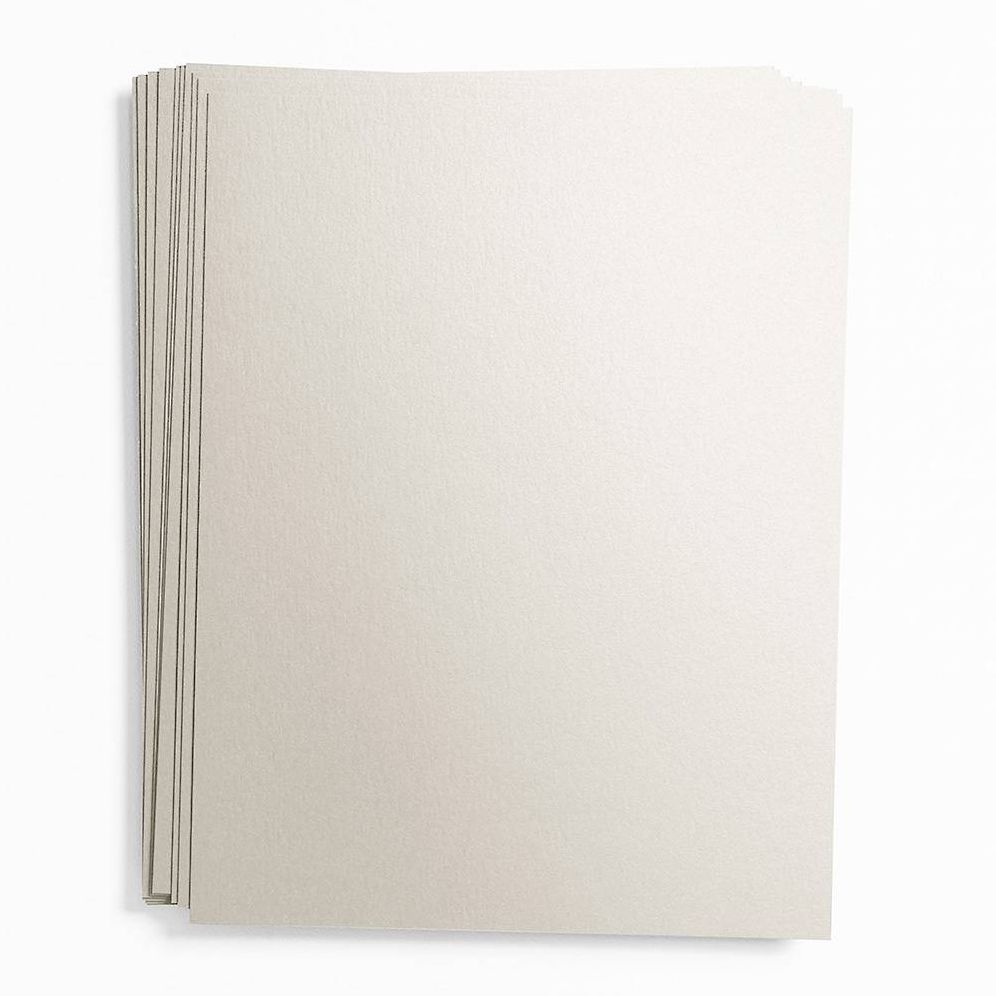 Shimmer Silver Card Stock 26" x 20"