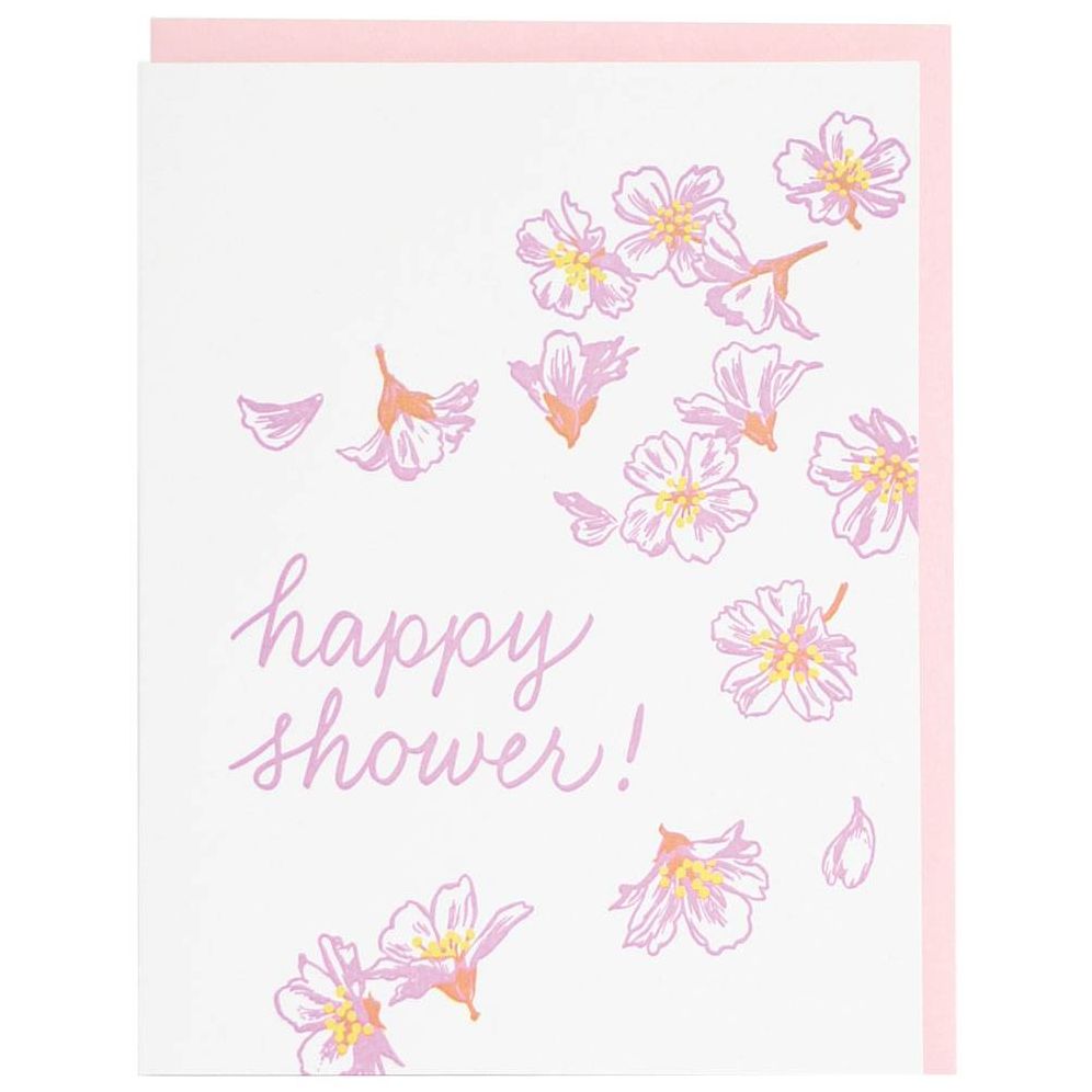 Blossoms Wedding Shower Card