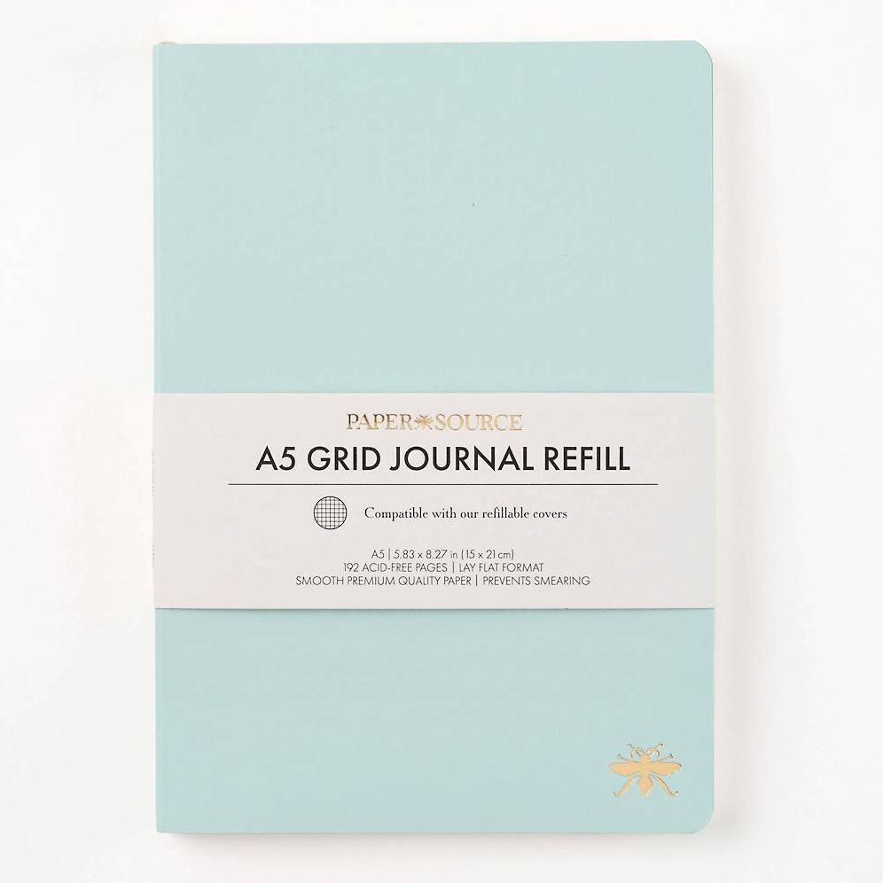 Paper Source A5 Journal Pages - Gridded