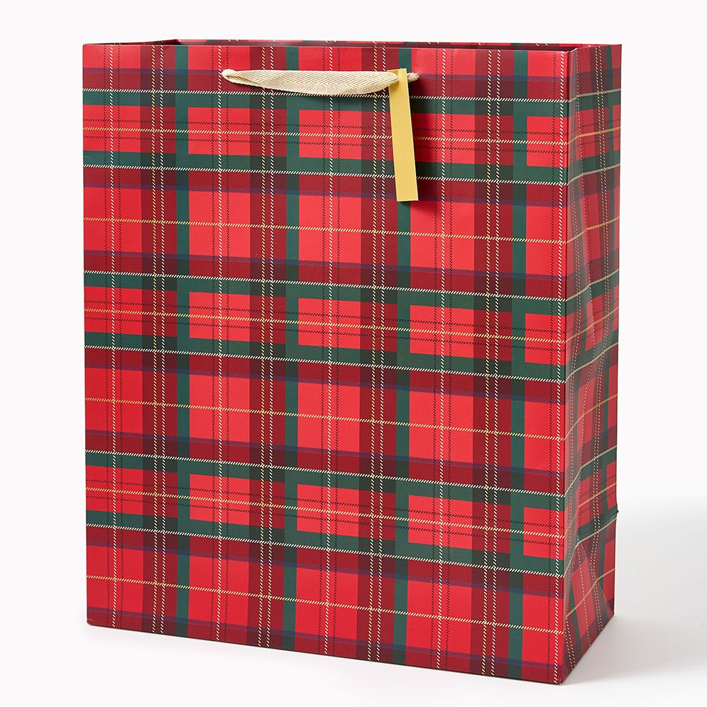 Holiday Plaid XL Gift Bag