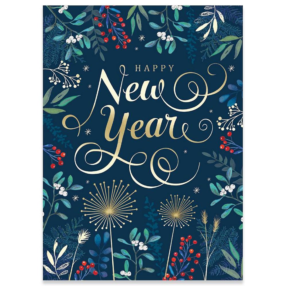 Fireworks New Year Card