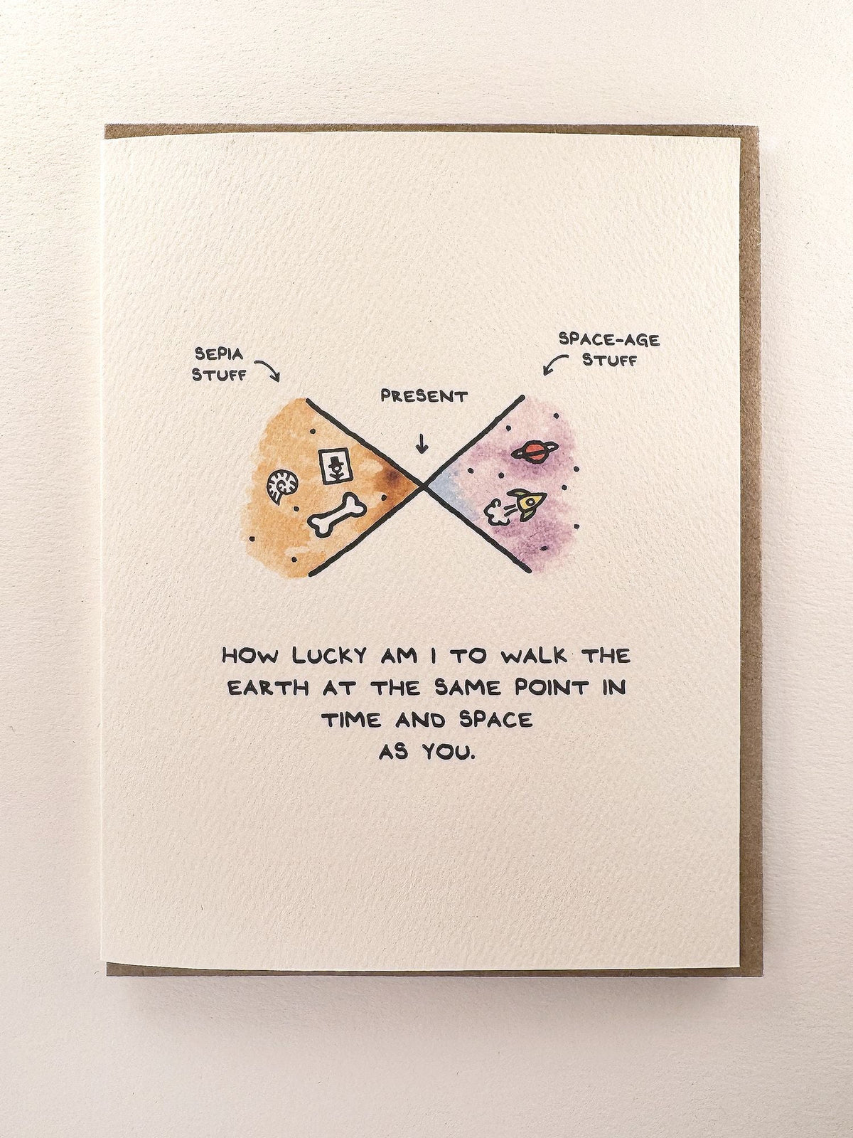 How Lucky Am I? Friendship Card