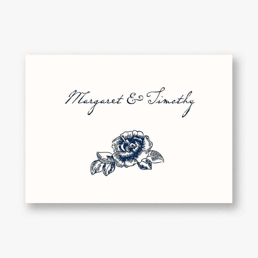 French Toile Stationery