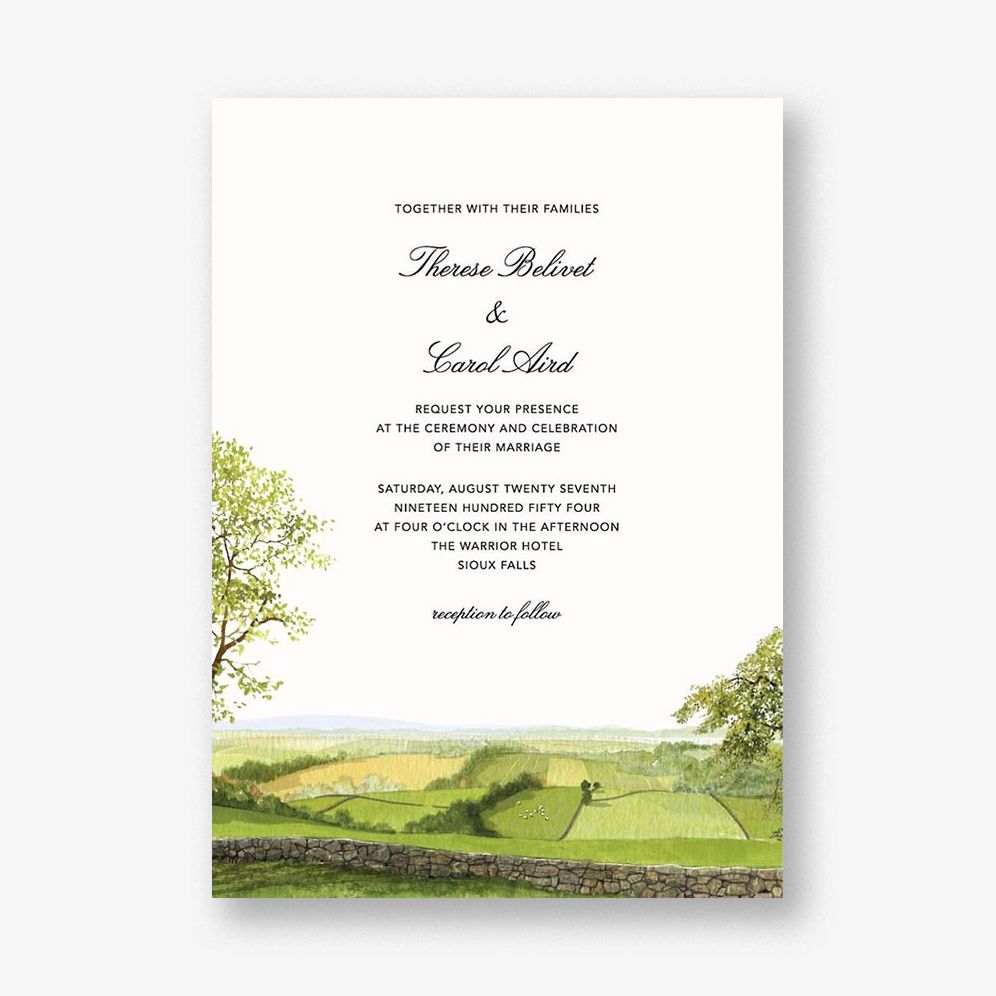 Devonshire Wedding Invitation