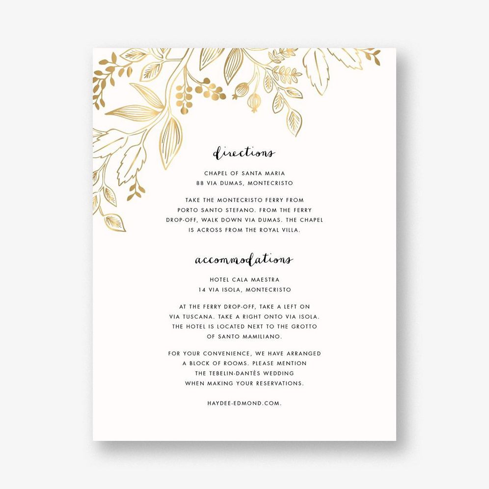 Queen Anne Information Card