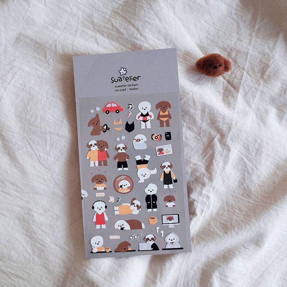 Daily Life of a Dog Stickers