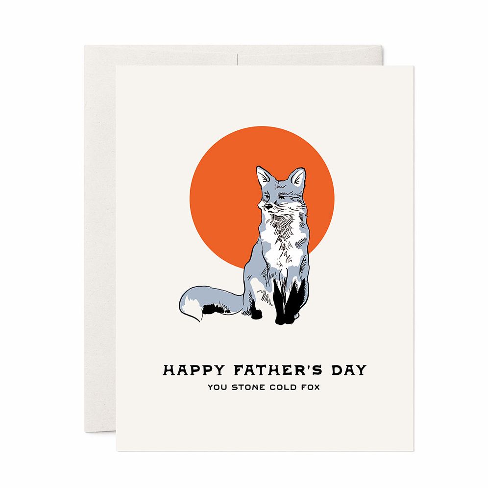 Stone Cold Fox Father's Day Card