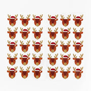 Santa Reindeer Stickers
