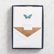 Engraved Butterfly Stationery