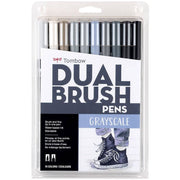 Grayscale Dual Brush Pens