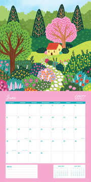 2027 Wall Calendar - Enchanted Wildscapes - Pear Tree Press