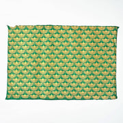 Gold Cranes on Green Handmade Paper