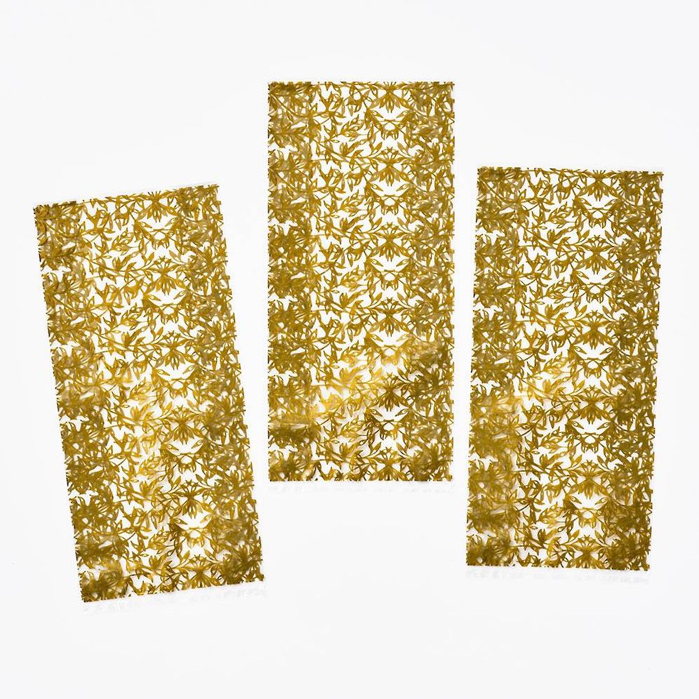 Gold Vines Cellophane Bags