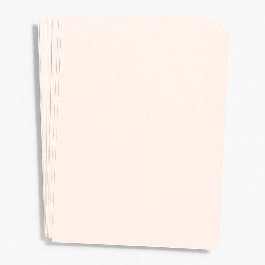 Luxe Blush Card Stock 8.5" x 11" Bulk Pack