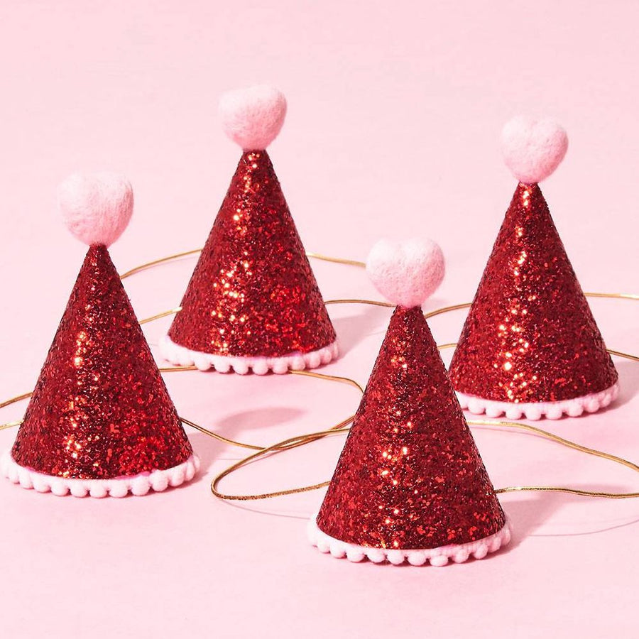 Valentine's Mini Party Hats