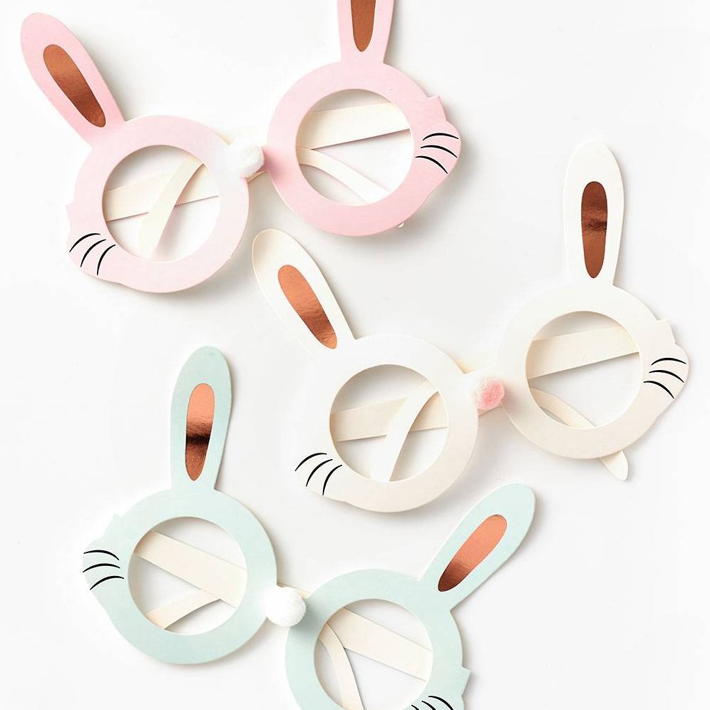 Bunny Paper Glasses