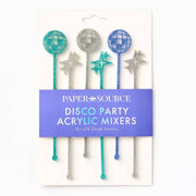 Disco Party Acrylic Drink Mixers