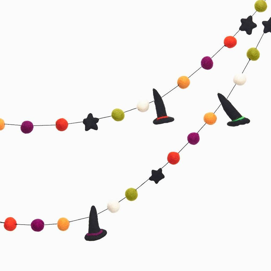 Witch Hat Felt Garland