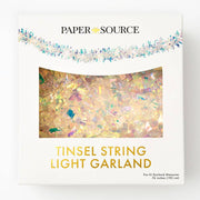 Tinsel String Light Garland