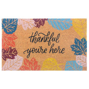 Thankful You're Here Doormat