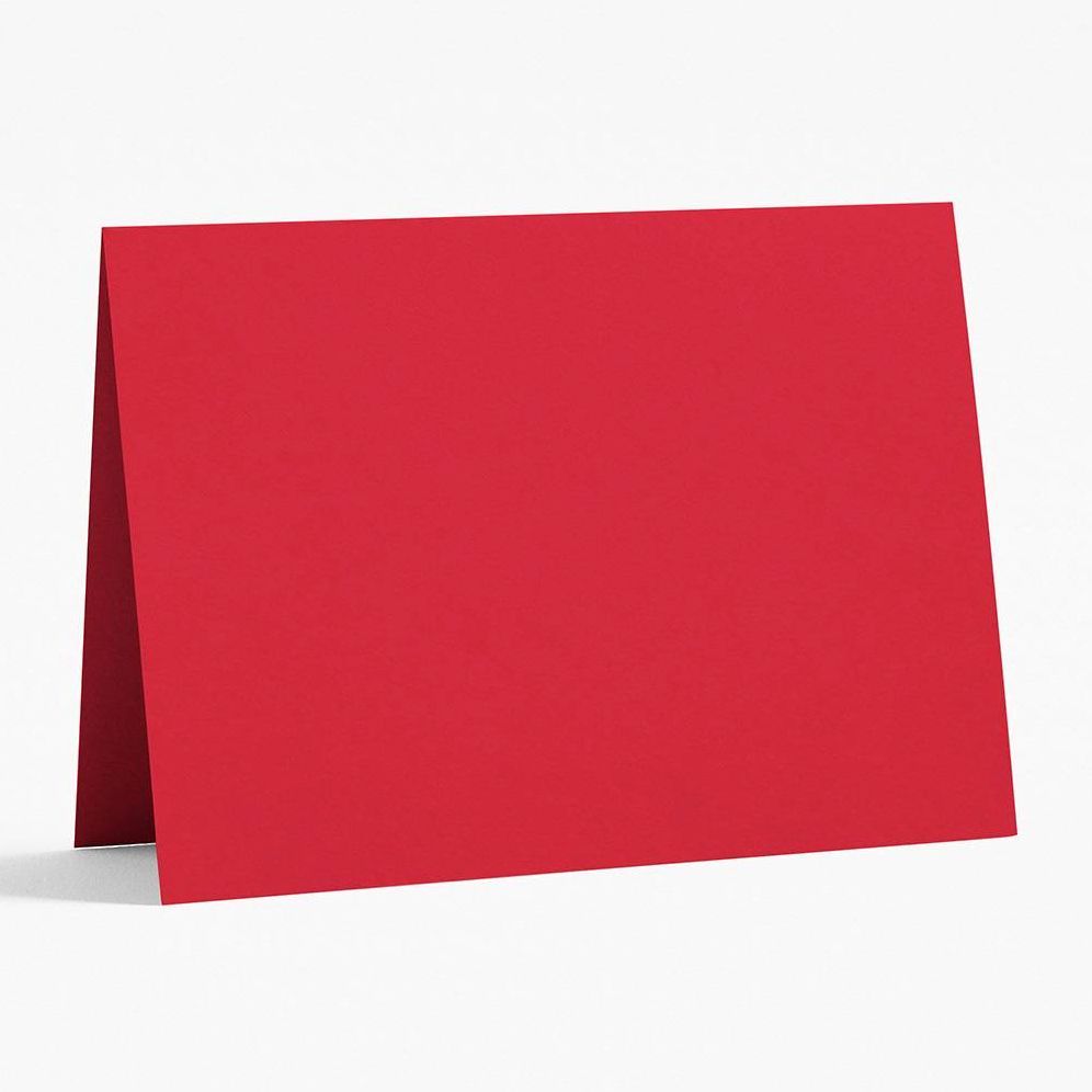Red A6 Folded Cards