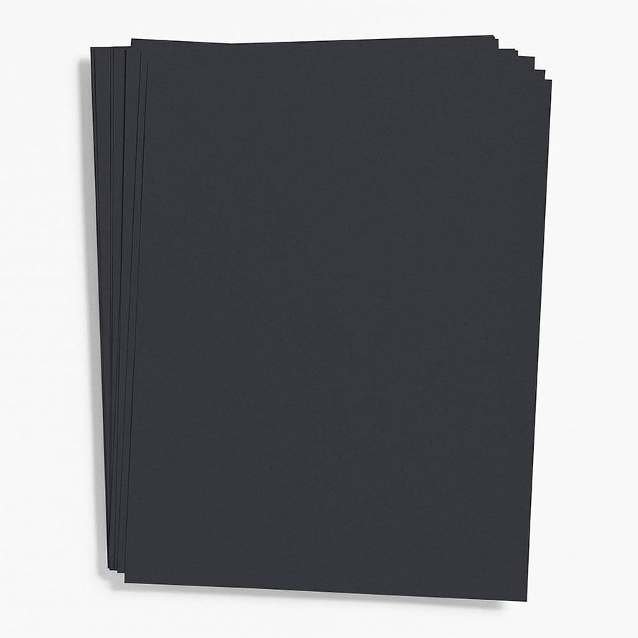 Black Card Stock 8.5" x 11"