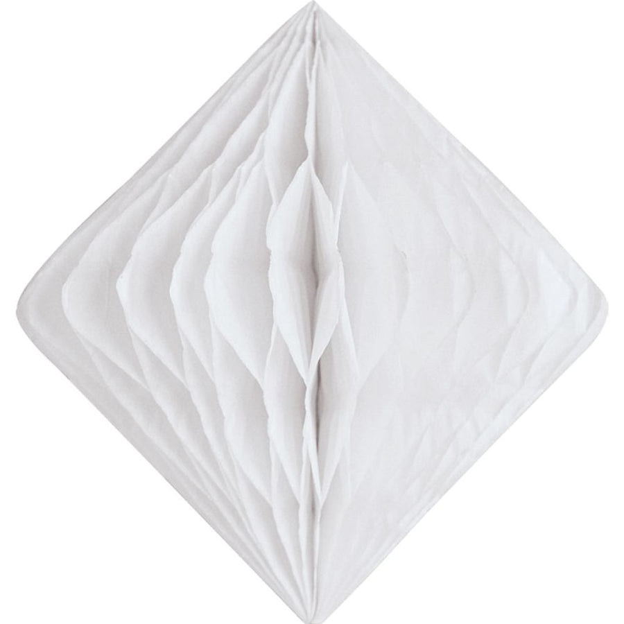 White Diamond Paper Honeycomb 15cm