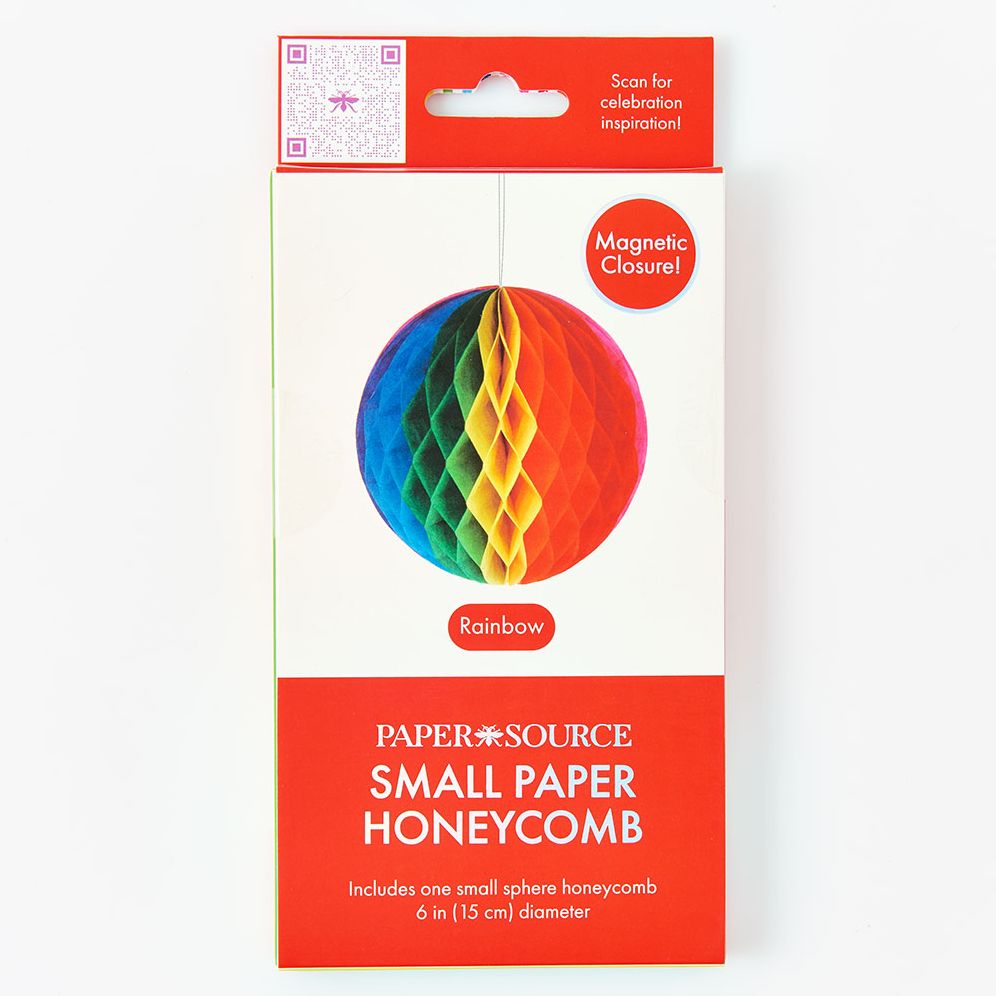 Rainbow Small Honeycomb Sphere