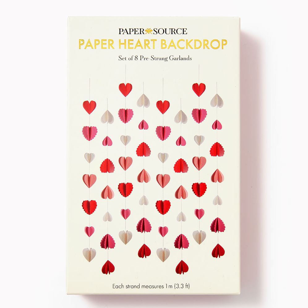 Heart Back Drop Set of 8