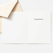 Happy Graduation Stripes Greeting Card
