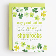 Good Luck St Patrick's Day Card