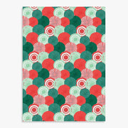 Christmas Paper Fans Wrapping Paper