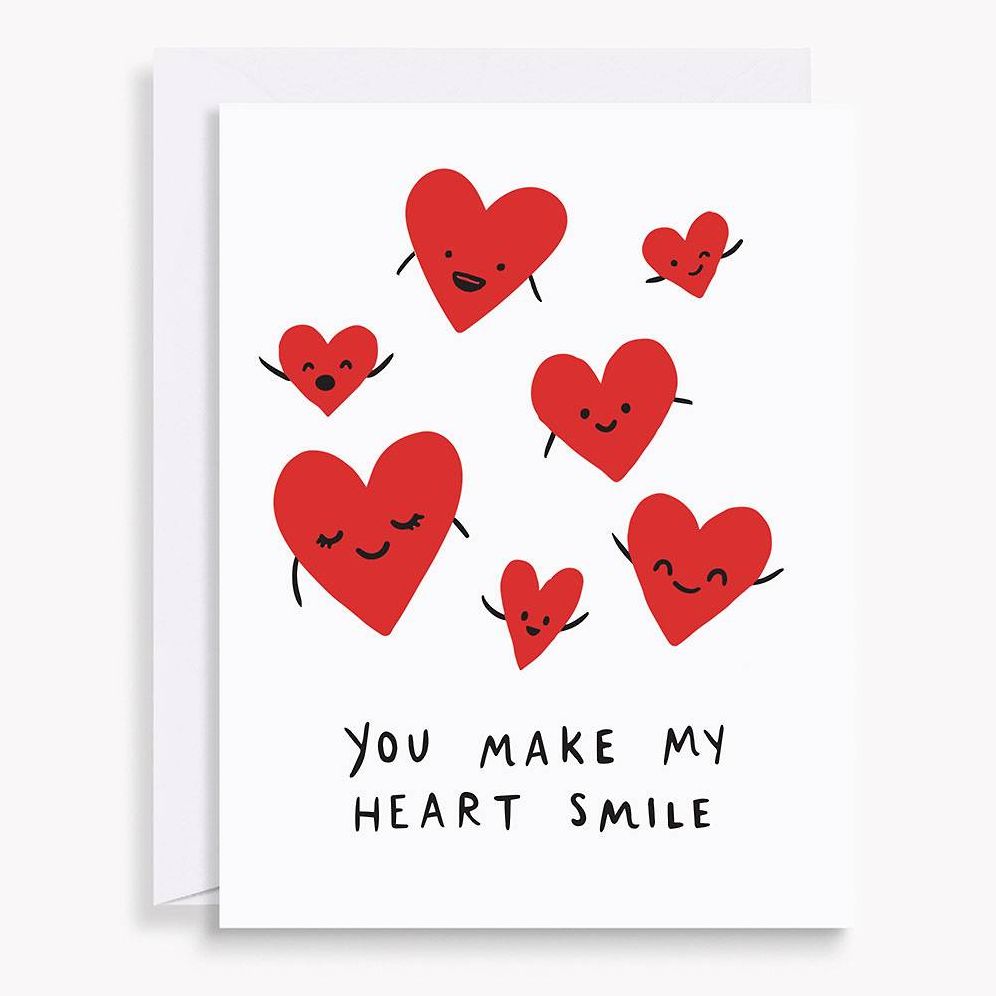 Heart Smile Valentine Card