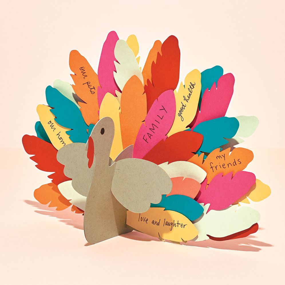 Turkey Feather Centerpiece Kit