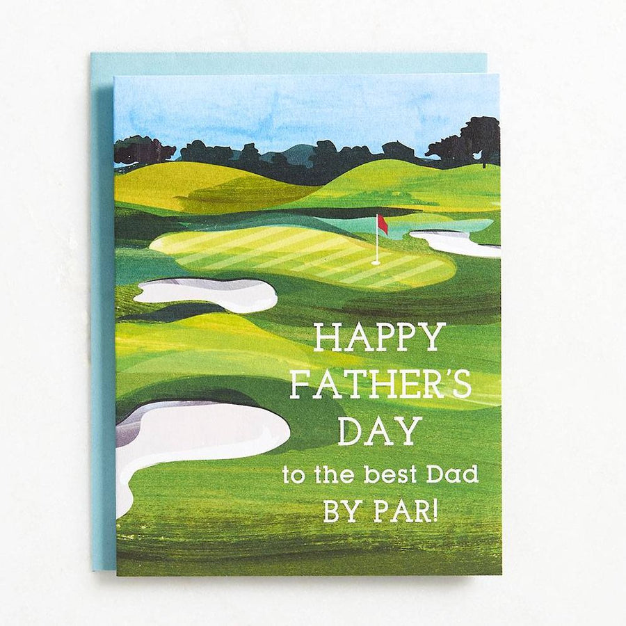 Best Dad By Par Father's Day Card