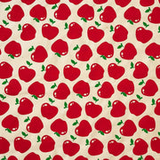 Red Apples on Cream Handmade Paper