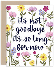 So Long For Now Goodbye Card