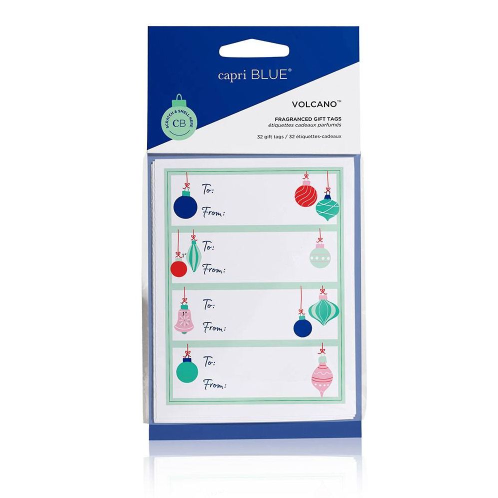 Capri Blue Volcano Gift Tags