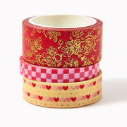 Valentines Washi Set of 3