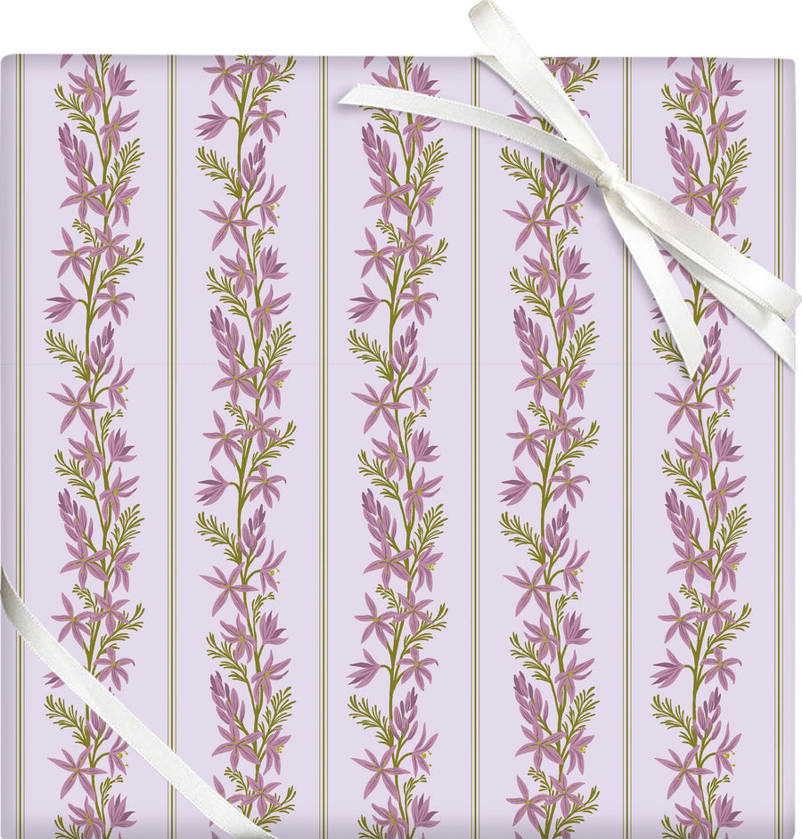 Lavender Stripe Roll Wrap