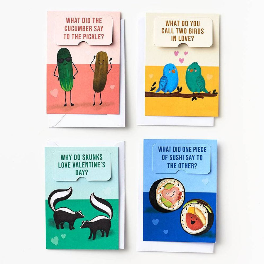 Jokes Valentine Card Set