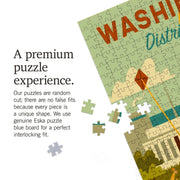 Washington DC Geometric Activities 1000 Piece Puzzle