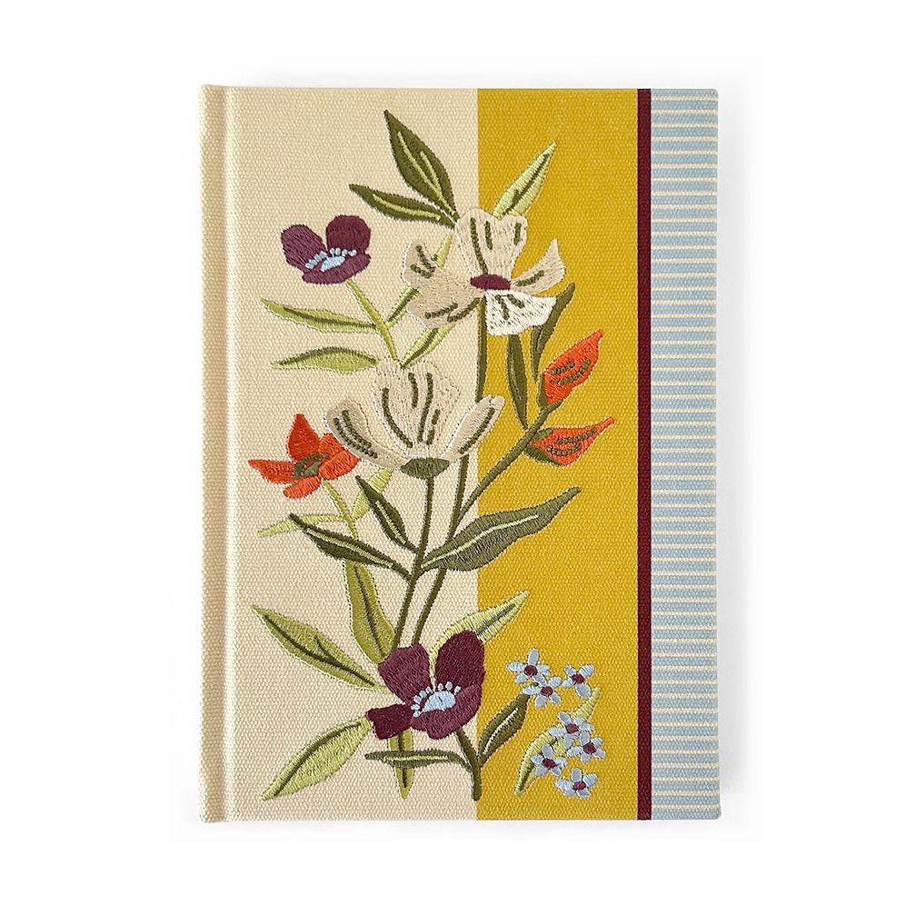 Heirloom Blooms Embroidered Journal