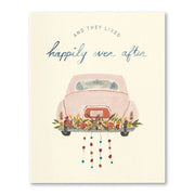 Happily Ever After Wedding Card