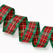 Red & Green Plaid Ribbon 1 1/2" 5 yard
