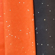 Black and Orange Gemstone Tissue Paper