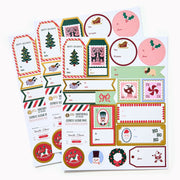 Santa Mail Adhesive Labels
